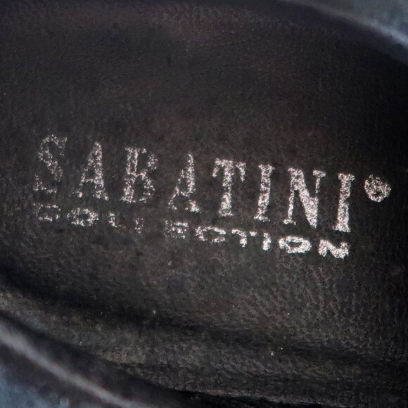 Sabatini Collection Men’s Black Suede Leather Lace-Up Casual Shoes Sneakers 11.5 - Picture 7 of 16